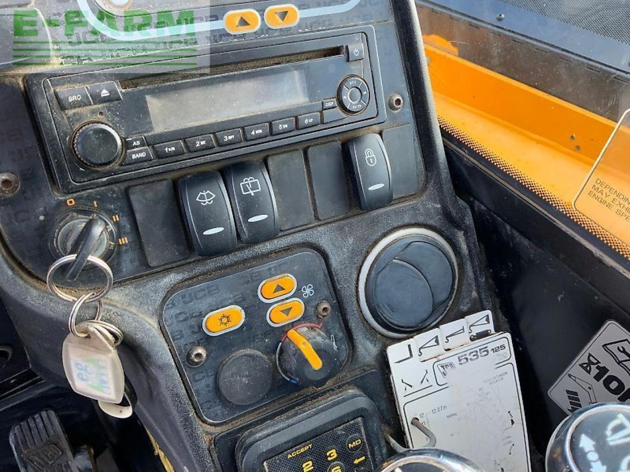 Teleskoplader typu JCB 535-125 hi viz telehandler (st24979), Gebrauchtmaschine v SHAFTESBURY (Obrázek 18)