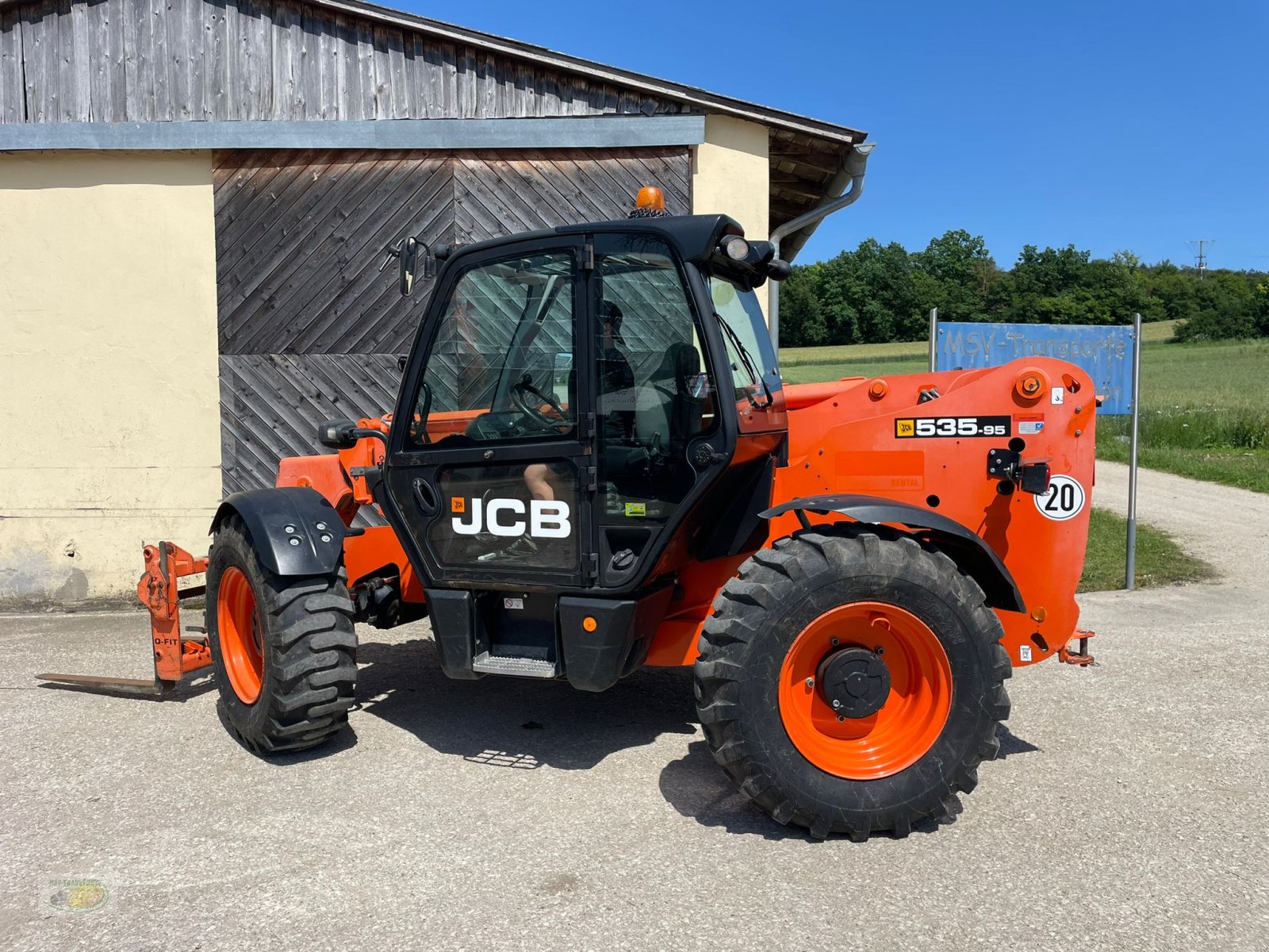 Teleskoplader типа JCB 535-95, Gebrauchtmaschine в Velburg (Фотография 5)