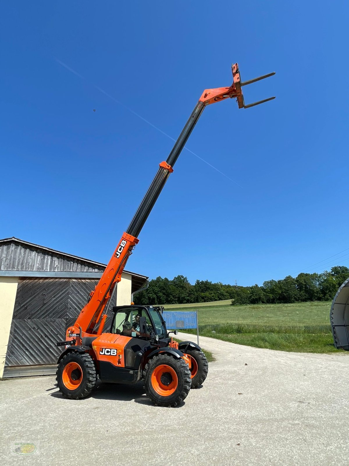 Teleskoplader типа JCB 535-95, Gebrauchtmaschine в Velburg (Фотография 7)