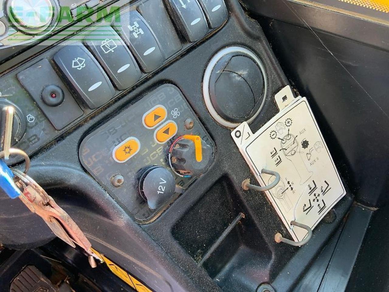 Teleskoplader typu JCB 536-60 agri plus telehandler (st23986), Gebrauchtmaschine v SHAFTESBURY (Obrázek 21)