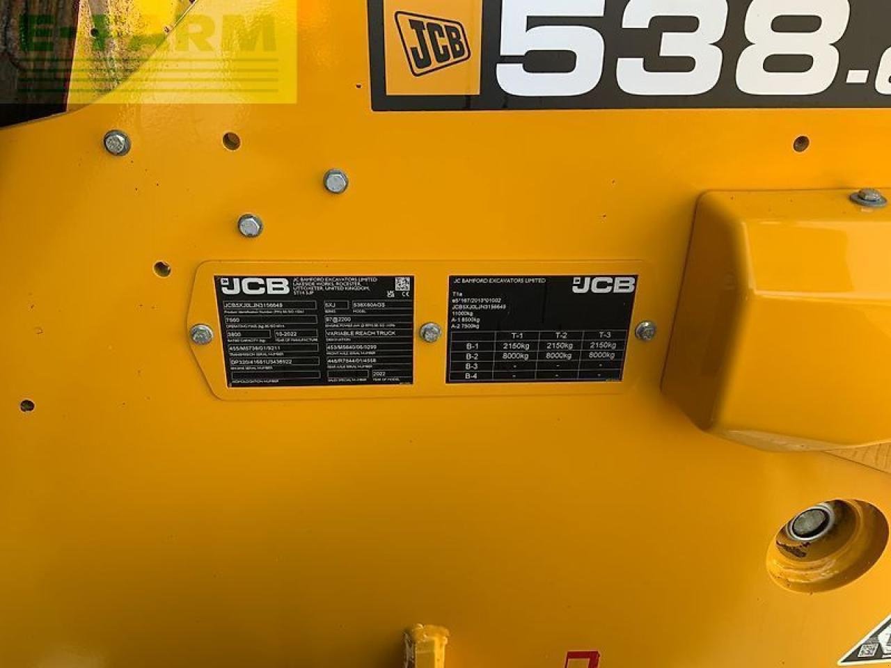 Teleskoplader of the type JCB 538-60 agri super telehandler (st24902), Gebrauchtmaschine in SHAFTESBURY (Picture 18)