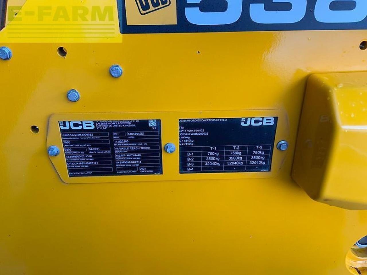 Teleskoplader типа JCB 538-60 agri xtra telehandler (st25443), Gebrauchtmaschine в SHAFTESBURY (Фотография 18)