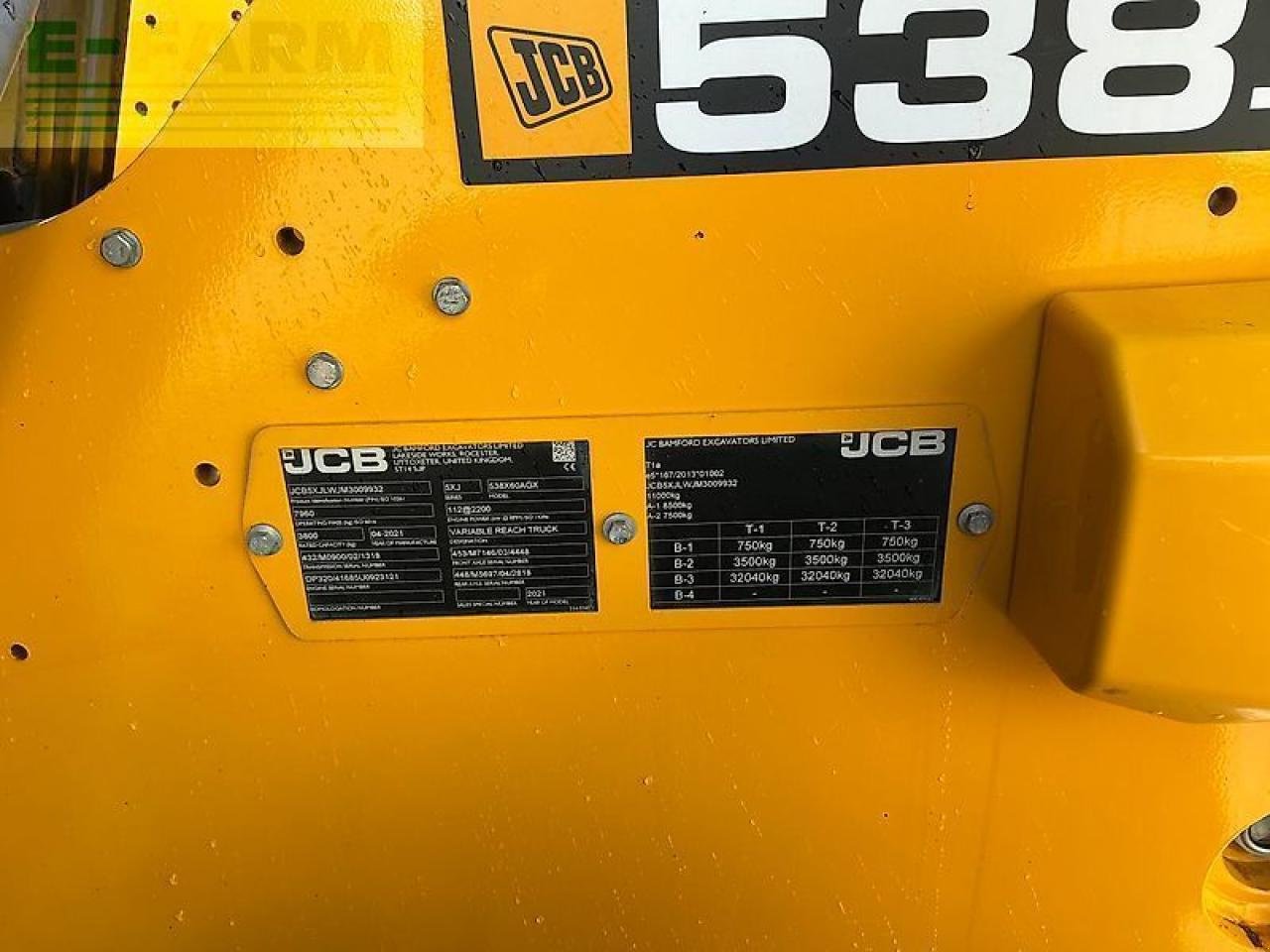 Teleskoplader of the type JCB 538-60 agri xtra telehandler (st25443), Gebrauchtmaschine in SHAFTESBURY (Picture 18)