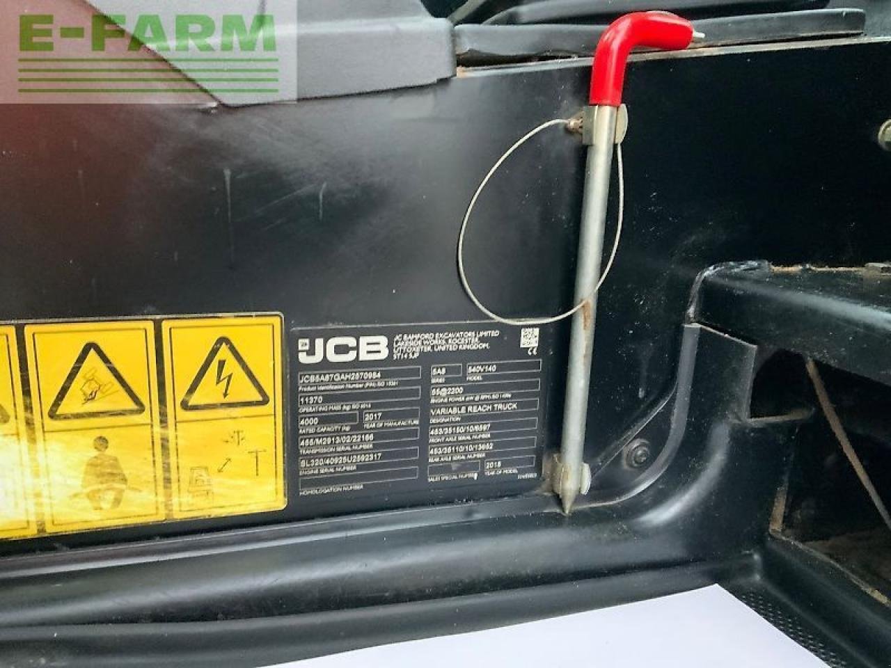 Teleskoplader Türe ait JCB 540-140hi viz telehandler (st24964), Gebrauchtmaschine içinde SHAFTESBURY (resim 18)