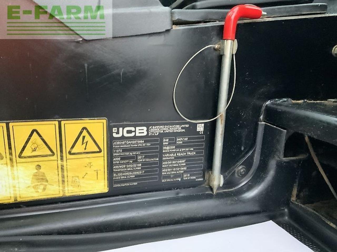 Teleskoplader typu JCB 540-140hi viz telehandler (st24964), Gebrauchtmaschine v SHAFTESBURY (Obrázek 18)