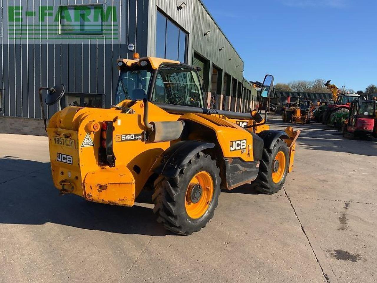 Teleskoplader des Typs JCB 540-140hi viz telehanlder (st24980), Gebrauchtmaschine in SHAFTESBURY (Bild 5)