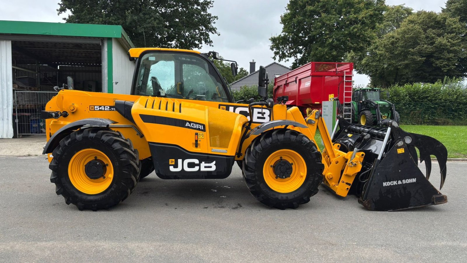 Teleskoplader tipa JCB 542-70 AGRI  Kun kørt lidt demo, Gebrauchtmaschine u Bylderup-Bov (Slika 1)