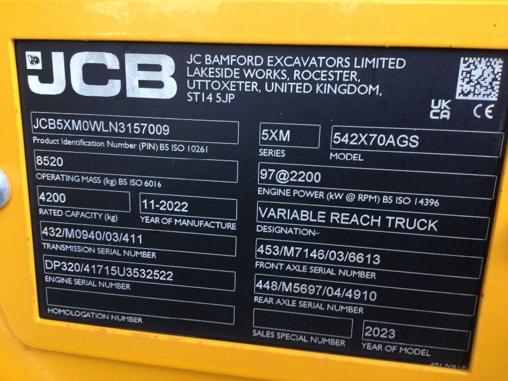 Teleskoplader del tipo JCB 542-70 AGRI SUPER, Gebrauchtmaschine In LISIEUX (Immagine 9)