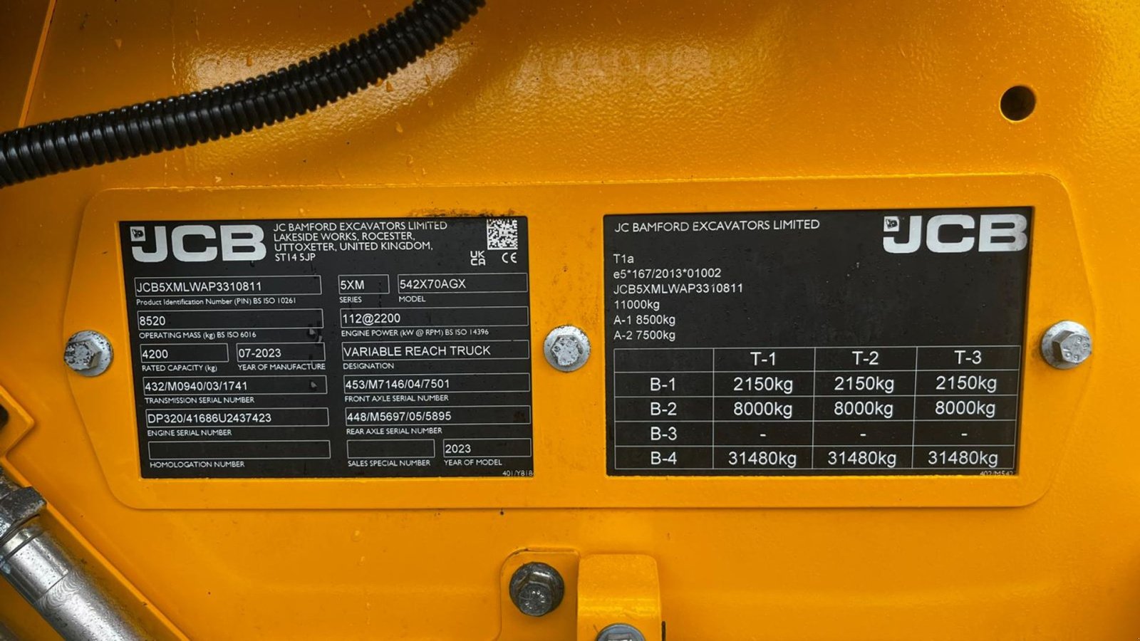 Teleskoplader des Typs JCB 542-70 AGRI XTRA  AgriXtra, Gebrauchtmaschine in Horsens (Bild 14)