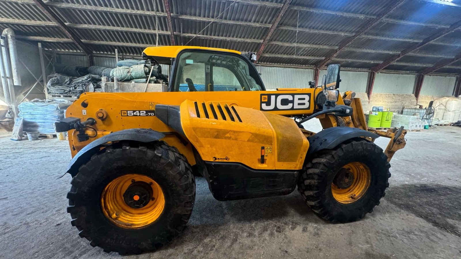 Teleskoplader typu JCB 542-70 AGRI XTRA Dual Tech Velholdt, Gebrauchtmaschine v Løgumkloster (Obrázek 4)