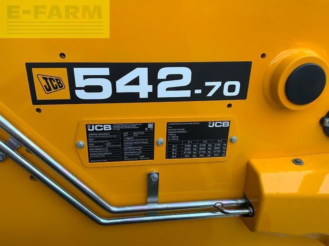 Teleskoplader des Typs JCB 542-70 agri xtra telehandler (st25428), Gebrauchtmaschine in SHAFTESBURY (Bild 13)