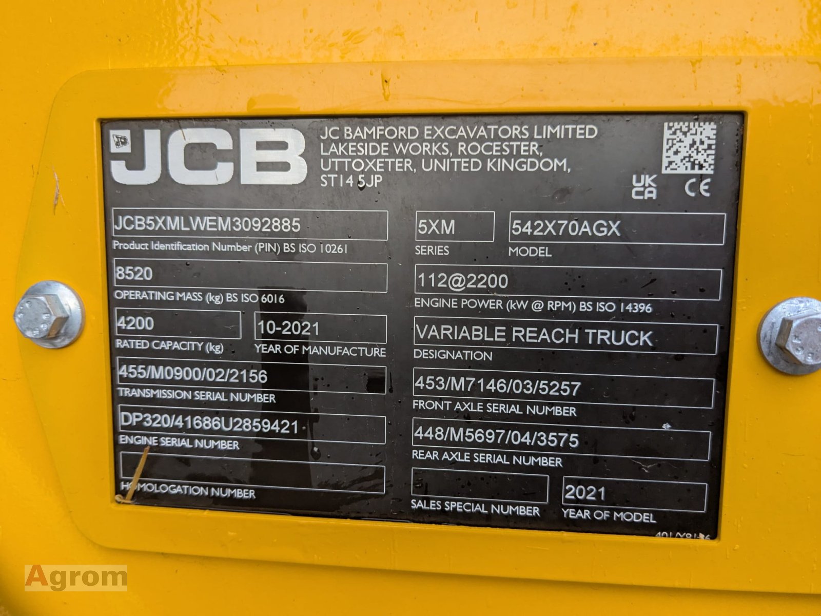 Teleskoplader typu JCB 542-70 AGRI XTRA, Gebrauchtmaschine v Meißenheim-Kürzell (Obrázek 9)