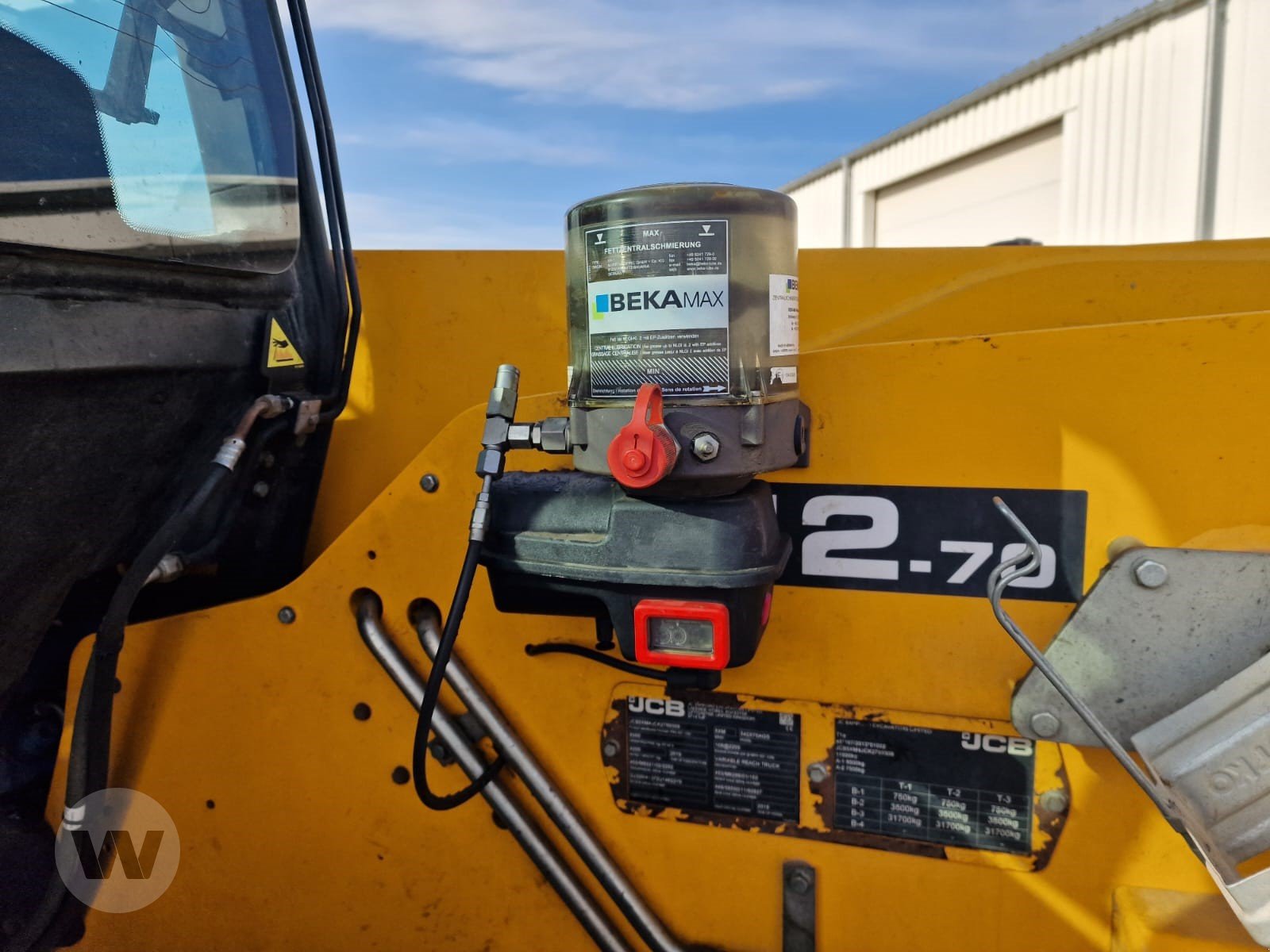 Teleskoplader des Typs JCB 542-70, Gebrauchtmaschine in Jördenstorf (Bild 11)