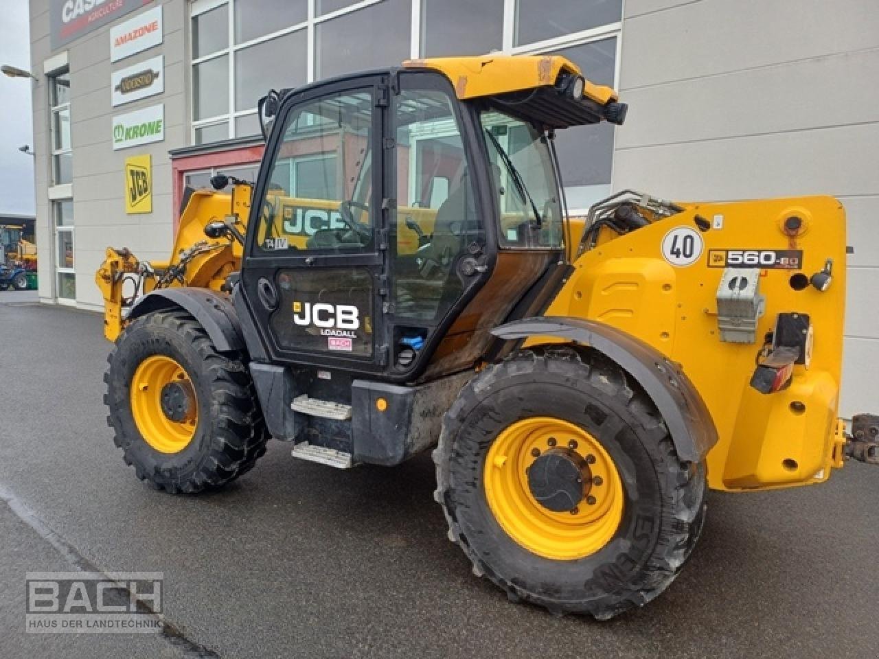 Teleskoplader des Typs JCB 560-80 AGRI PLUS, Gebrauchtmaschine in Boxberg-Seehof (Bild 3)
