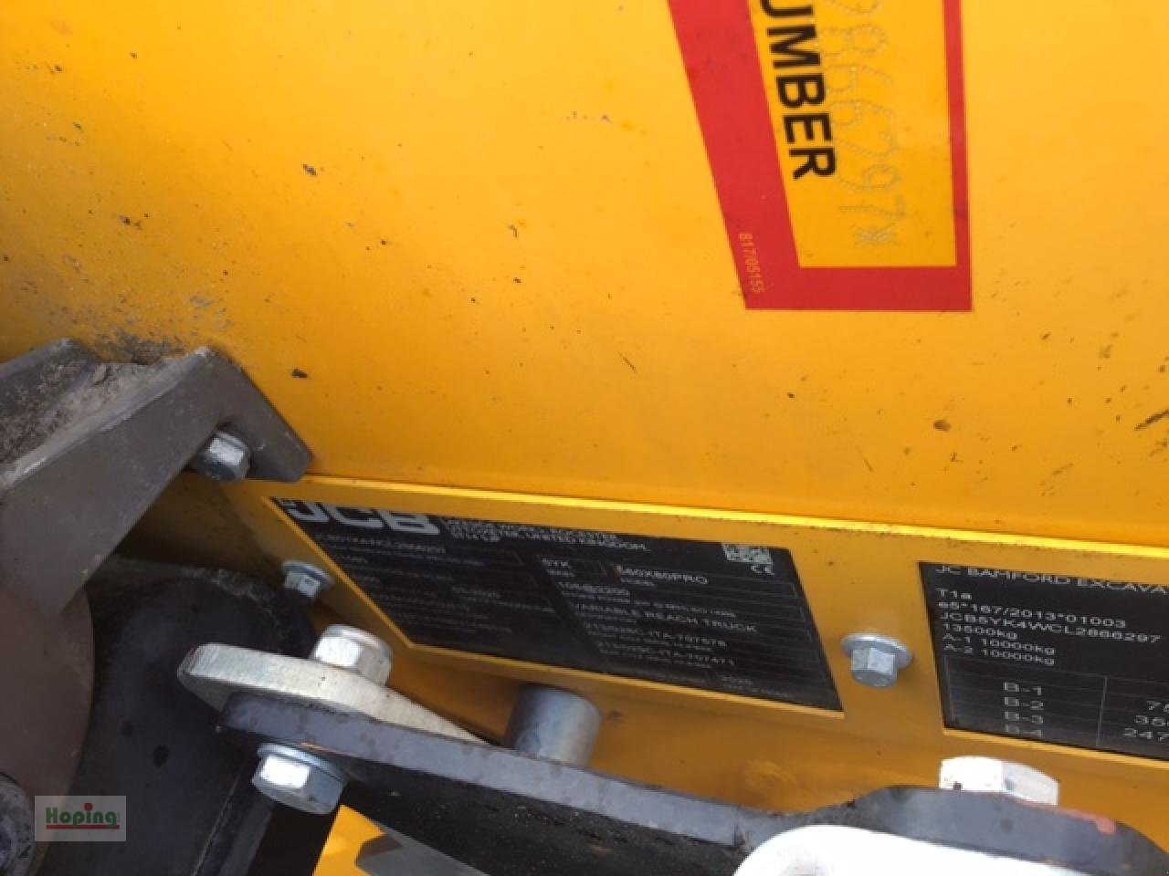 Teleskoplader typu JCB 560-80 Agri Pro, Gebrauchtmaschine v Bakum (Obrázek 11)