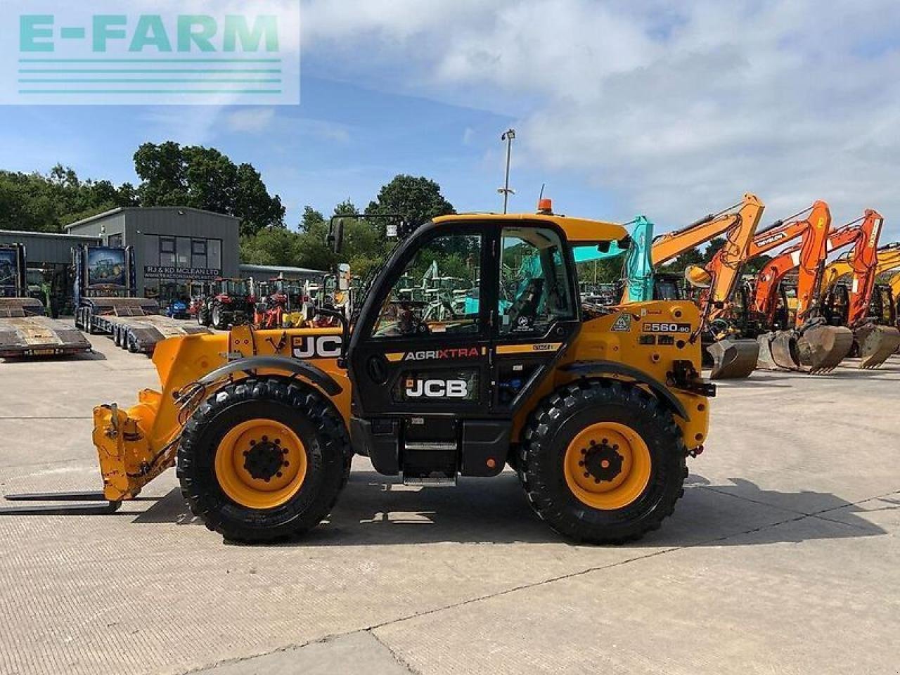 Teleskoplader des Typs JCB 560-80 agri xtra telehandler (st23410), Gebrauchtmaschine in SHAFTESBURY (Bild 2)