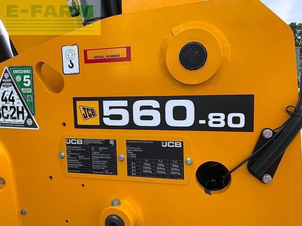 Teleskoplader des Typs JCB 560-80 agri xtra telehandler (st23410), Gebrauchtmaschine in SHAFTESBURY (Bild 21)