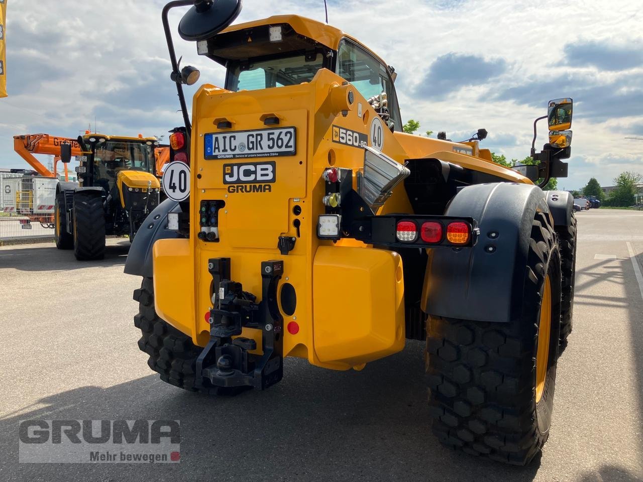 Teleskoplader des Typs JCB 560-80 AGRI XTRA, Vorführmaschine in Friedberg-Derching (Bild 8)