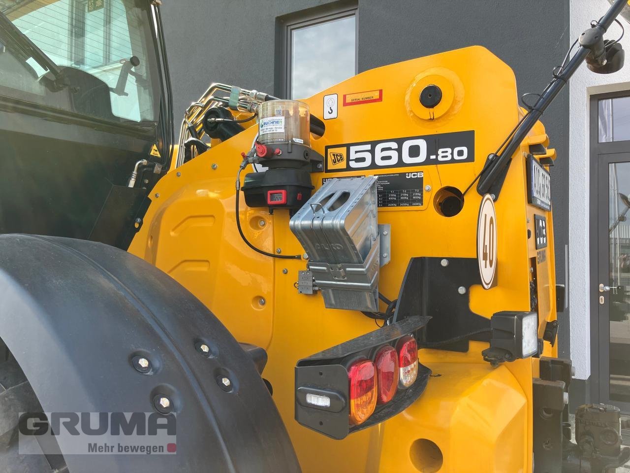 Teleskoplader des Typs JCB 560-80 AGRI XTRA, Vorführmaschine in Friedberg-Derching (Bild 10)