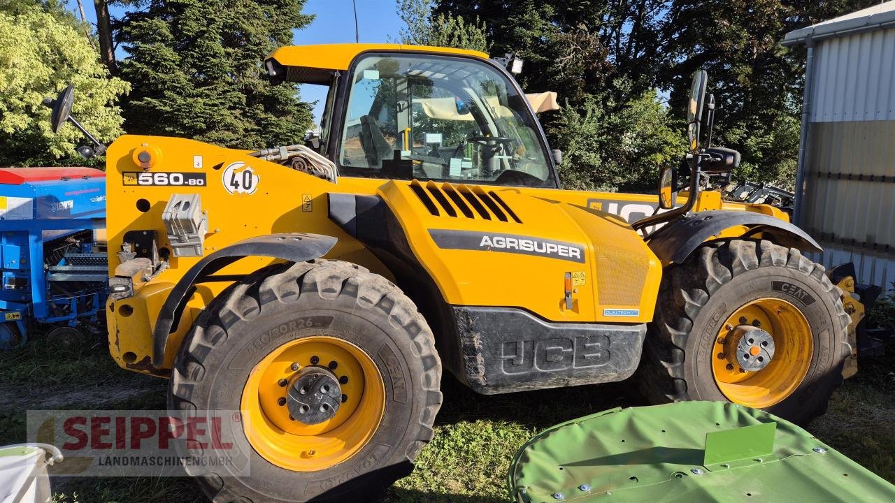 Teleskoplader typu JCB 560-80 Agri Xtra, Gebrauchtmaschine v Groß-Umstadt (Obrázek 2)