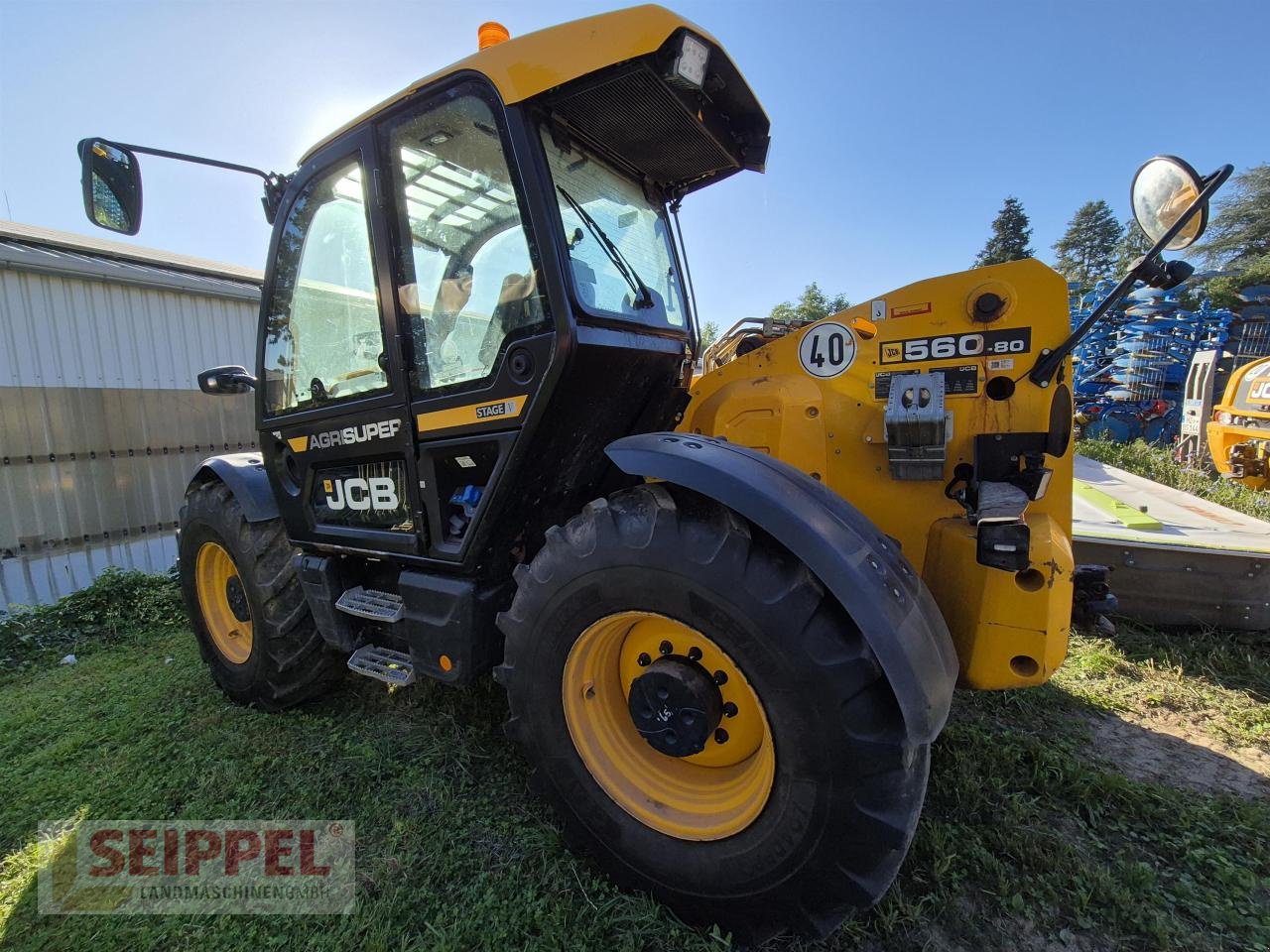 Teleskoplader typu JCB 560-80 Agri Xtra, Gebrauchtmaschine v Groß-Umstadt (Obrázek 3)