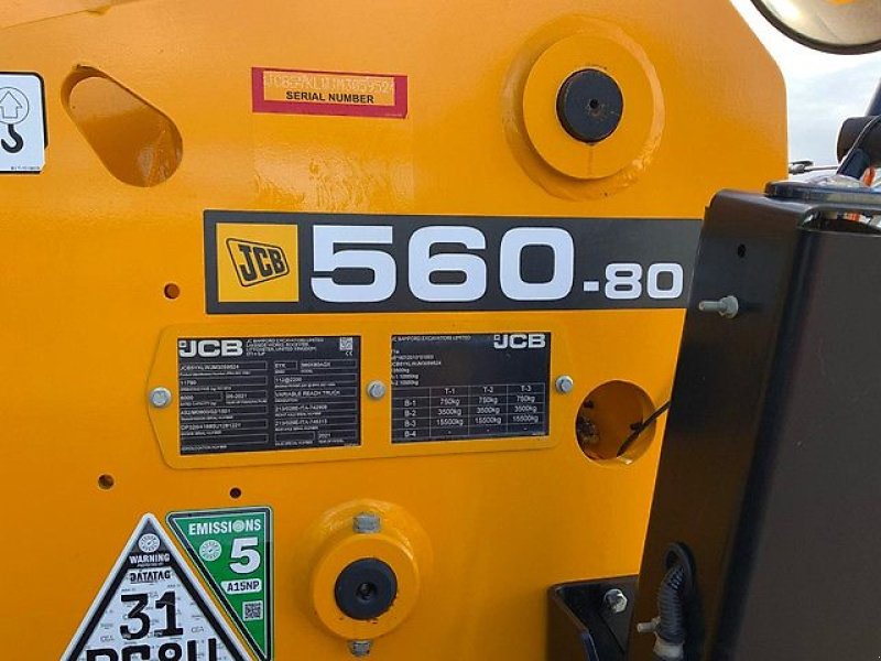 Teleskoplader of the type JCB 560-80, Gebrauchtmaschine in Kaunas (Picture 17)