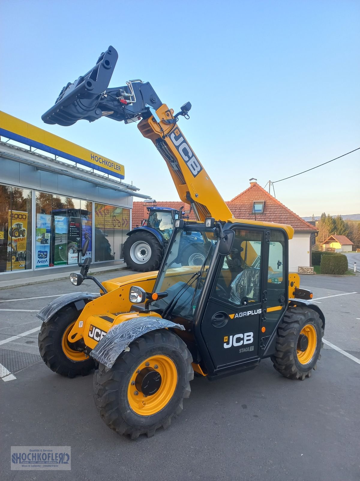 Teleskoplader des Typs JCB AgriPlus 525-60, Neumaschine in Wies (Bild 1)