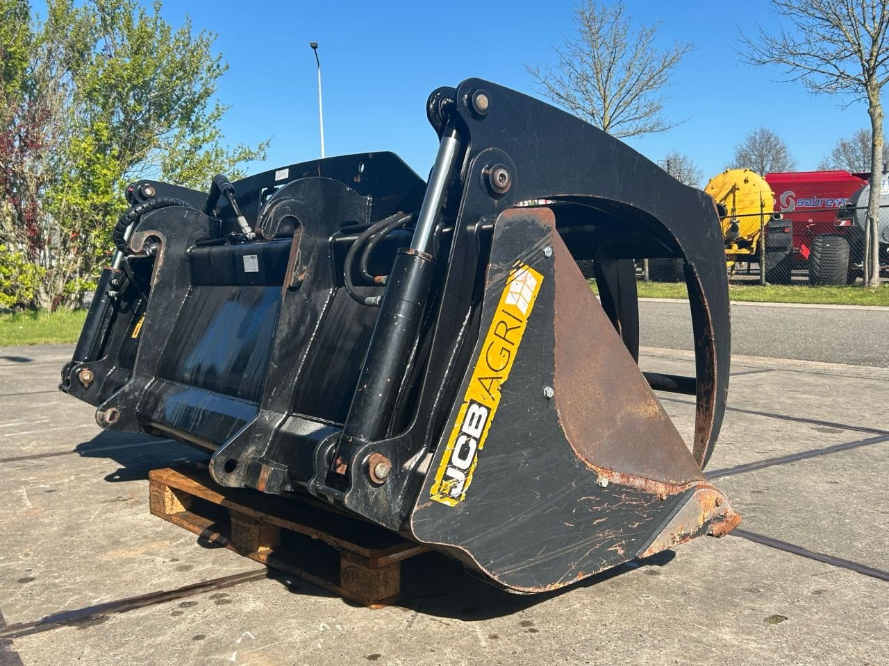 Teleskoplader des Typs JCB Pelikaanbak 2.45m Q-fit, Gebrauchtmaschine in Joure (Bild 11)