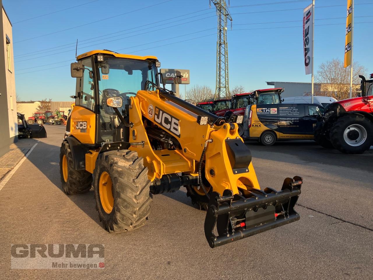 Teleskoplader a típus JCB TM 180 AGRI, Neumaschine ekkor: Friedberg-Derching (Kép 4)