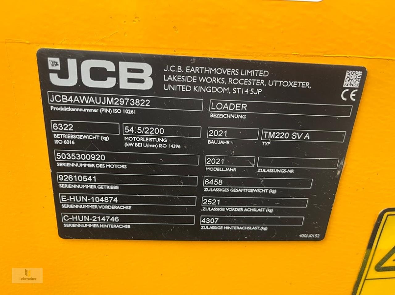 Teleskoplader tipa JCB TM 220 Agri, Gebrauchtmaschine u Neuhof - Dorfborn (Slika 10)