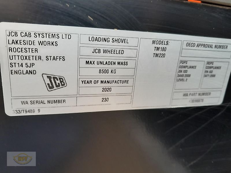 Teleskoplader tipa JCB TM 220 CWL, Gebrauchtmaschine u Mühlhausen-Görmar (Slika 17)