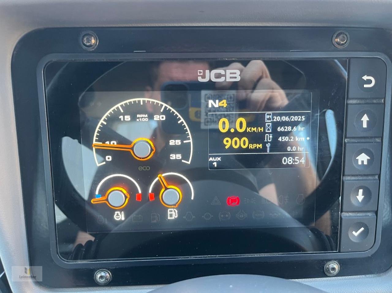 Teleskoplader typu JCB TM 420 Agri T4F, Gebrauchtmaschine v Neuhof - Dorfborn (Obrázek 9)