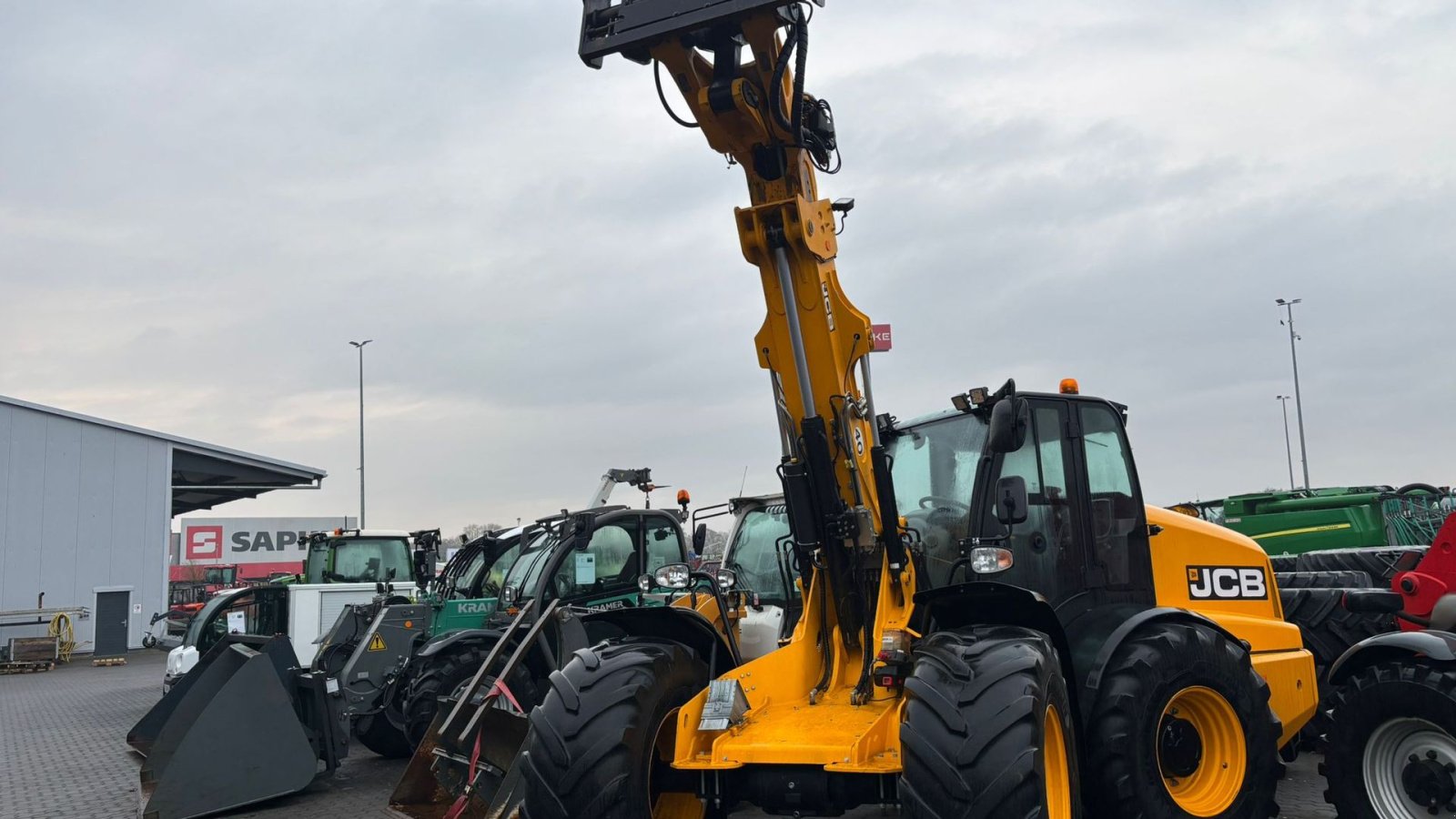 Teleskoplader типа JCB TM 420 S kun kørt 3260 timer med centralsmøring, Gebrauchtmaschine в Bylderup-Bov (Фотография 2)