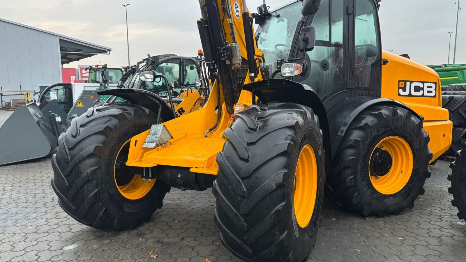 Teleskoplader del tipo JCB TM 420 S kun kørt 3260 timer med centralsmøring, Gebrauchtmaschine en Bylderup-Bov (Imagen 1)