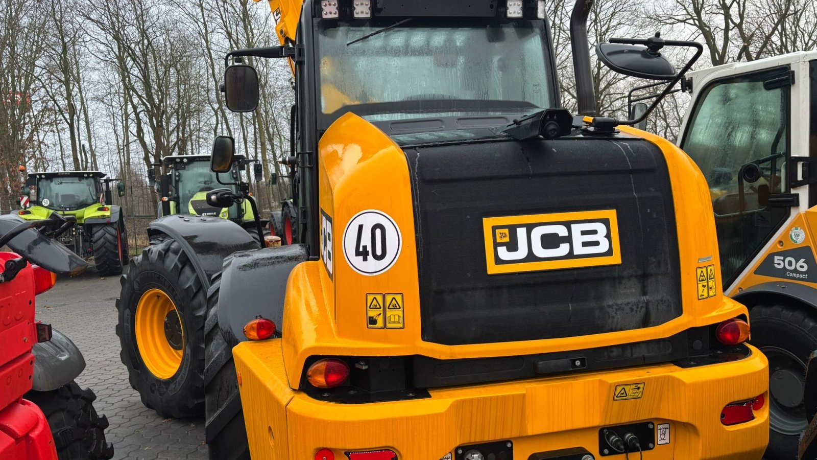 Teleskoplader del tipo JCB TM 420 S kun kørt 3260 timer med centralsmøring, Gebrauchtmaschine en Bylderup-Bov (Imagen 3)