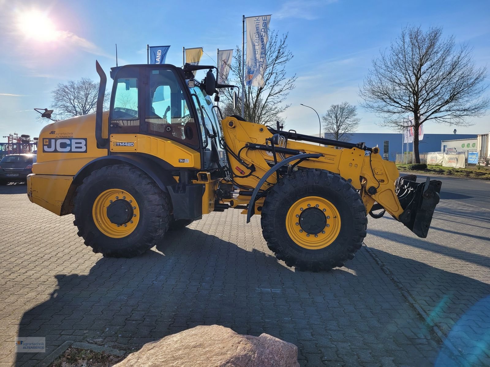 Teleskoplader typu JCB TM 420, Gebrauchtmaschine w Altenberge (Zdjęcie 4)