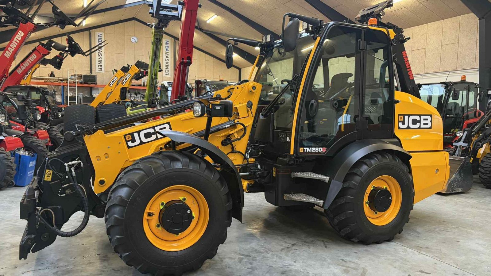 Teleskoplader des Typs JCB TM280S Agri, Gebrauchtmaschine in Mariager (Bild 1)
