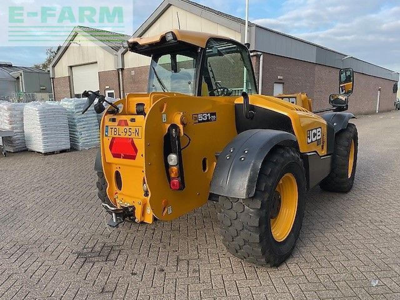 Teleskoplader typu JCB verreiker 531-70 agrisuper, Gebrauchtmaschine v gg VEGHEL (Obrázek 9)