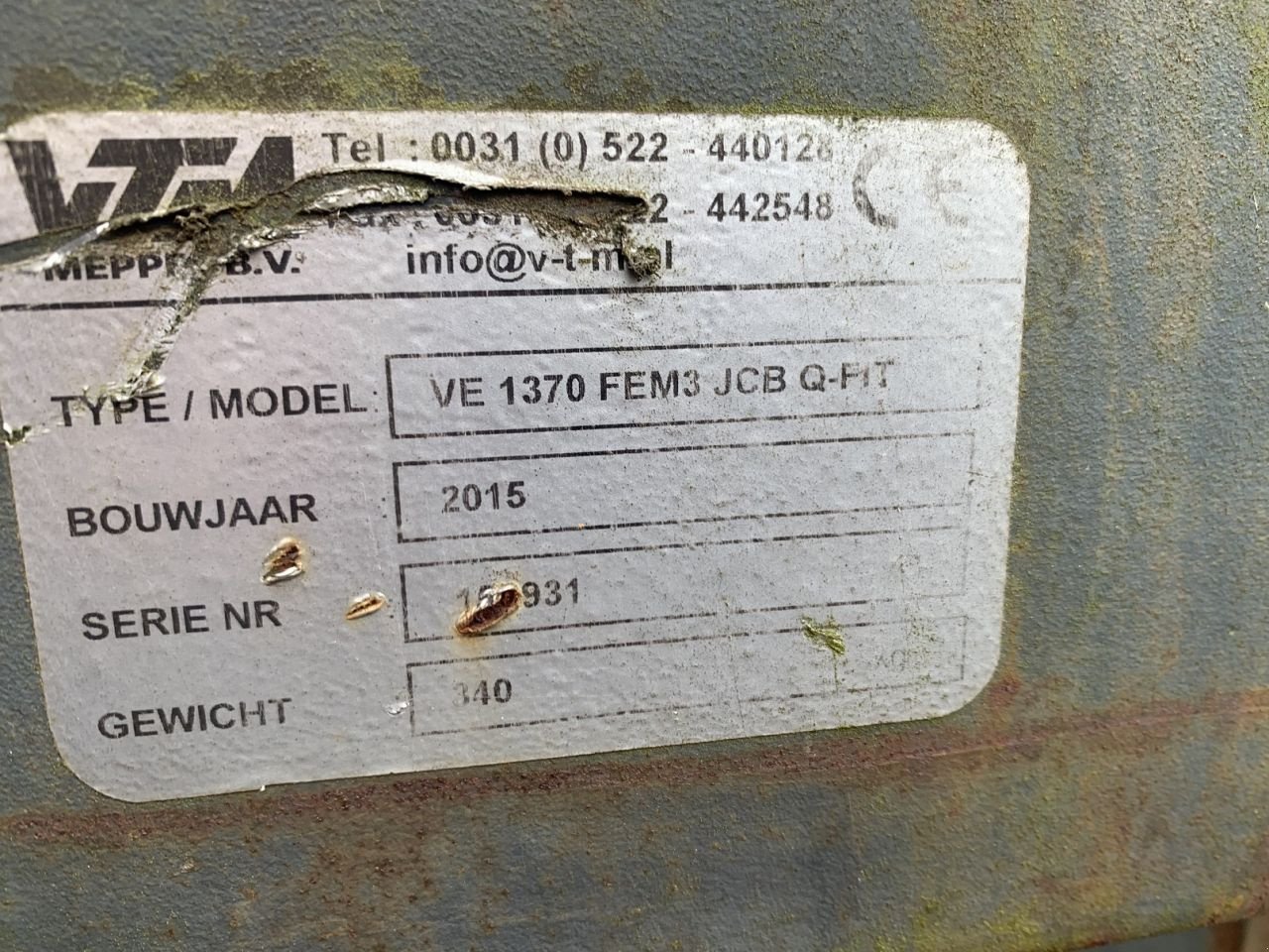 Teleskoplader of the type JCB Vorkenbord, Gebrauchtmaschine in Vriezenveen (Picture 3)