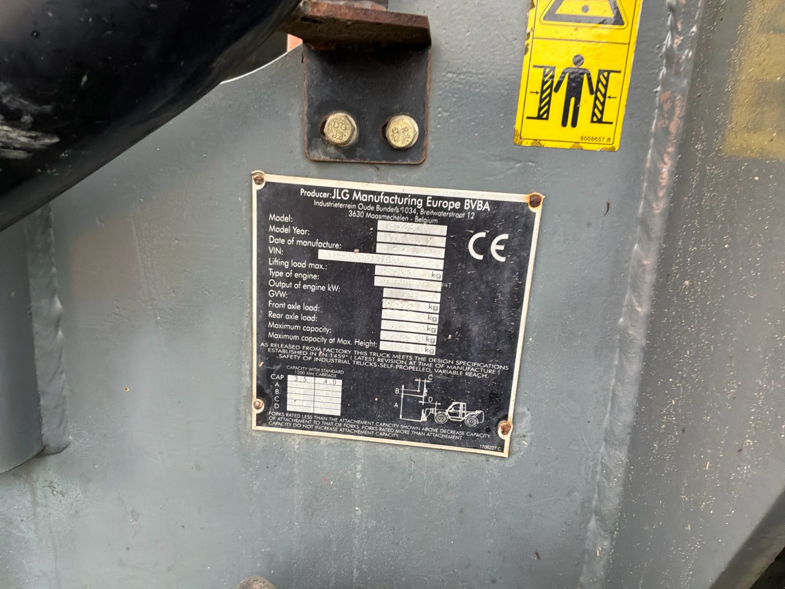 Teleskoplader typu JLG 3509, Gebrauchtmaschine v Zele (Obrázek 27)