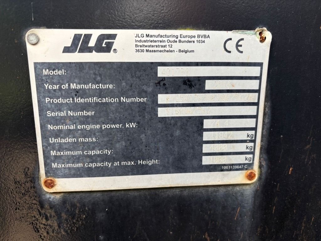 Teleskoplader van het type JLG 4017 RS, Gebrauchtmaschine in Oud Gastel (Foto 10)