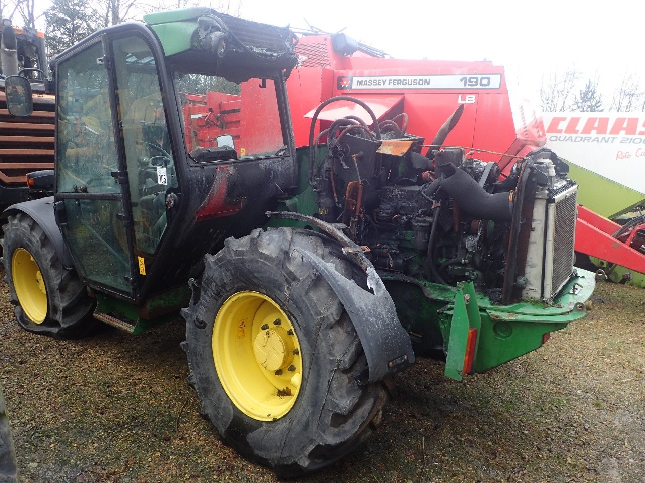 Teleskoplader des Typs John Deere 3420, Gebrauchtmaschine in Viborg (Bild 2)