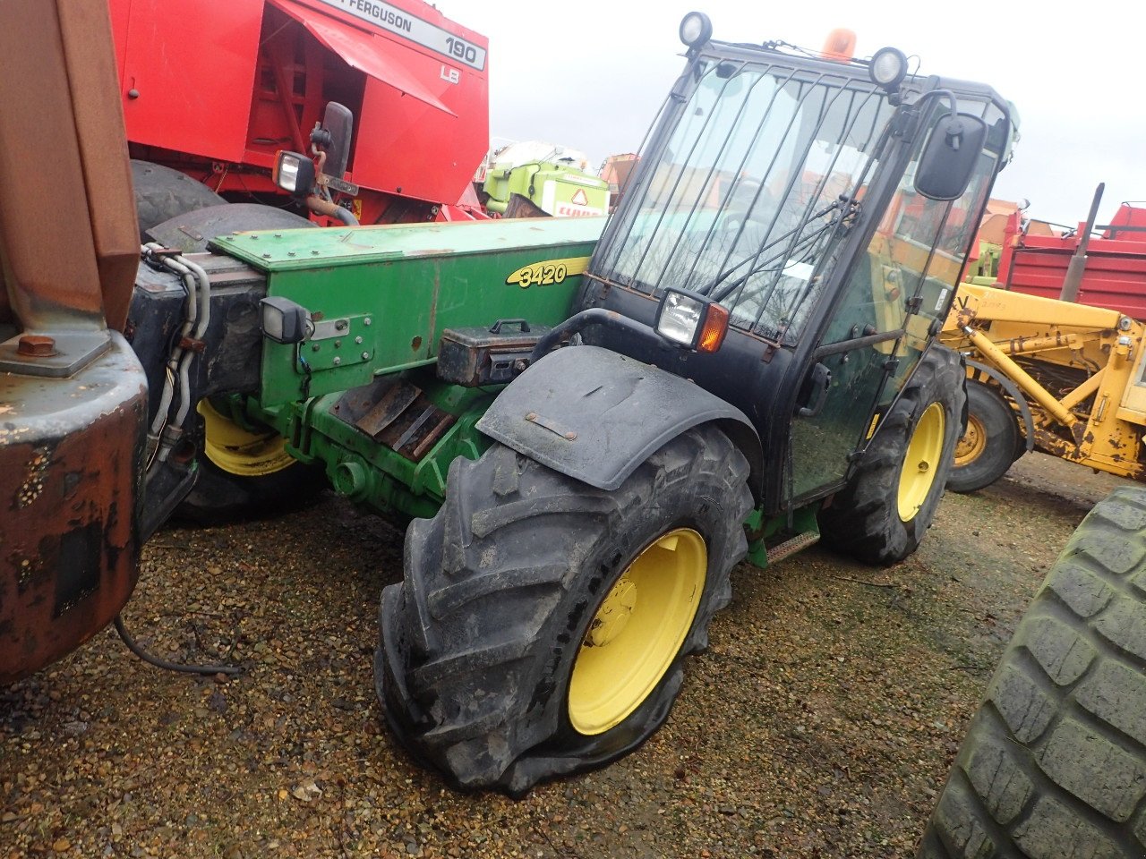 Teleskoplader des Typs John Deere 3420, Gebrauchtmaschine in Viborg (Bild 8)