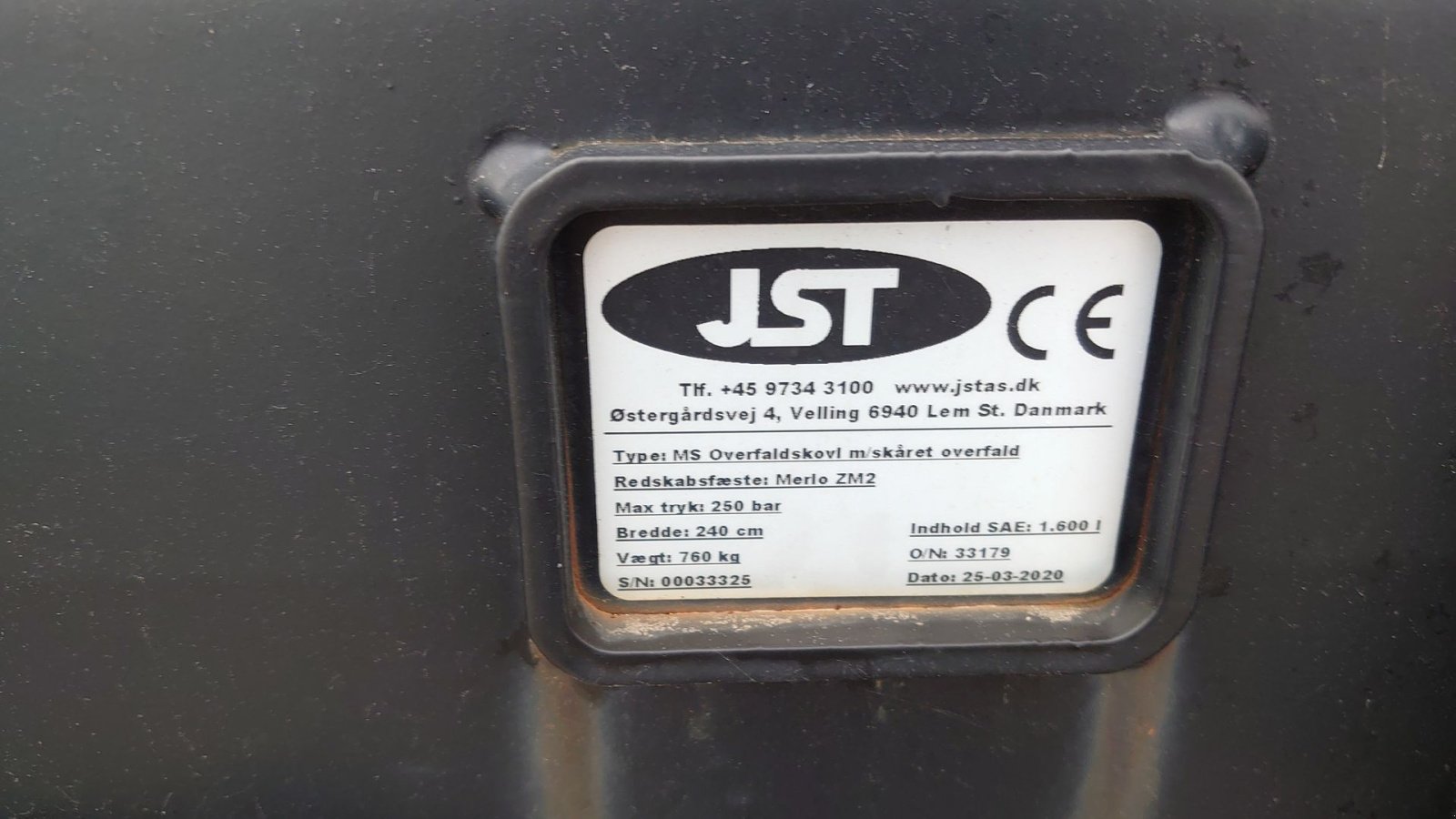 Teleskoplader del tipo JST Overfaldsskovl, Gebrauchtmaschine In Nørresundby (Immagine 2)