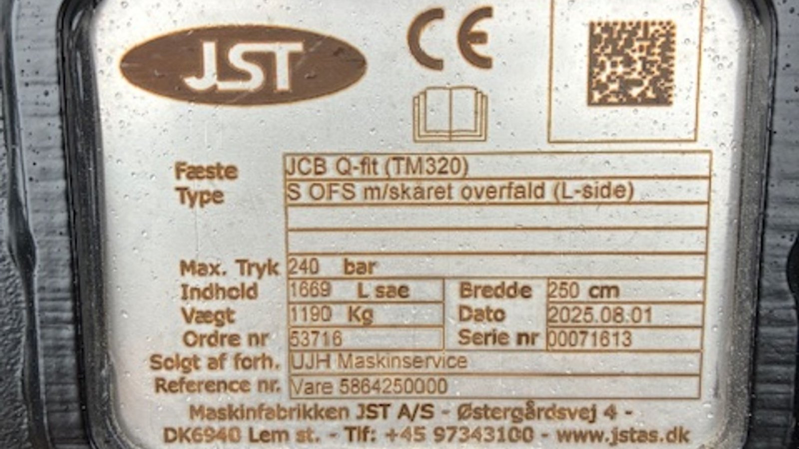 Teleskoplader typu JST S overfaldsskovl m/skårne tænder, Gebrauchtmaschine v Nibe (Obrázek 5)