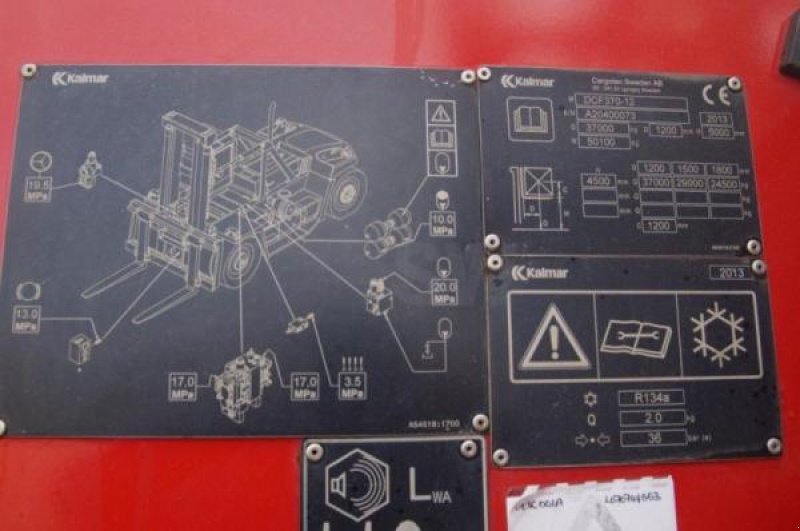 Teleskoplader Türe ait Kalmar DCF370-1200, Gebrauchtmaschine içinde senlis (resim 3)