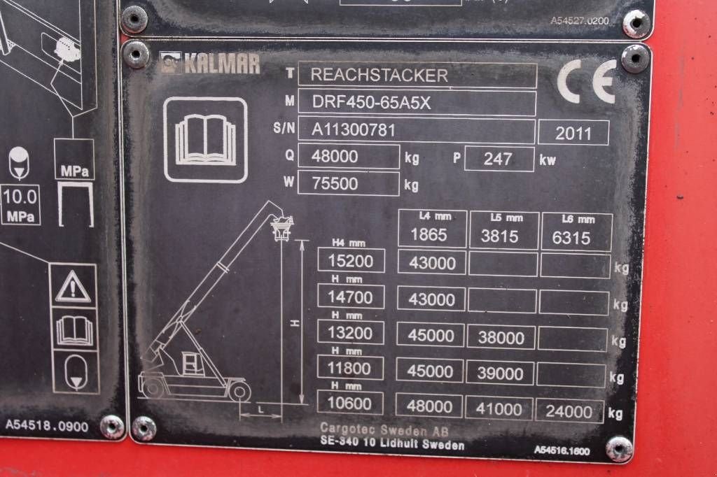 Teleskoplader of the type Kalmar DRF450-65A5X, Gebrauchtmaschine in Rucphen (Picture 9)