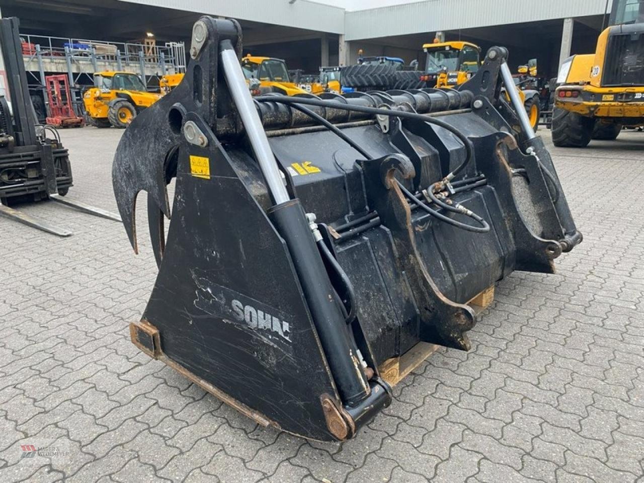 Teleskoplader Türe ait Kock & Sohn SILAGEGREIFSCHAUFEL GS2400 XL JCB, Neumaschine içinde Oyten (resim 3)