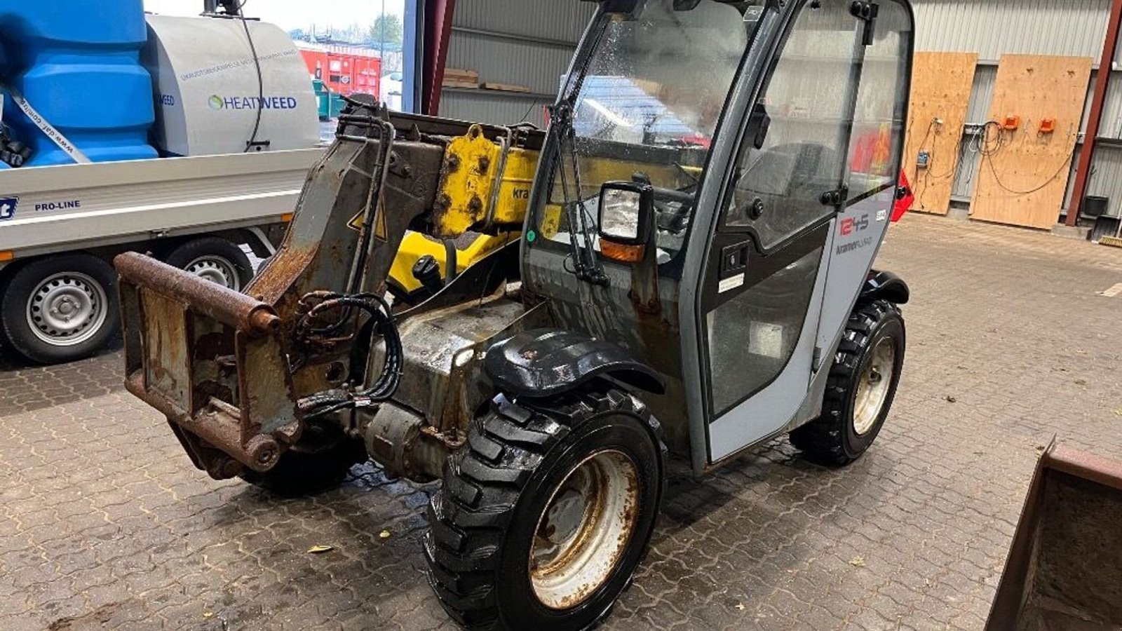 Teleskoplader typu Kramer 1245 Allrad  med 3-1 skovl, 2 stk. læsseskovl samt pallegafler., Gebrauchtmaschine v Rødovre (Obrázek 1)