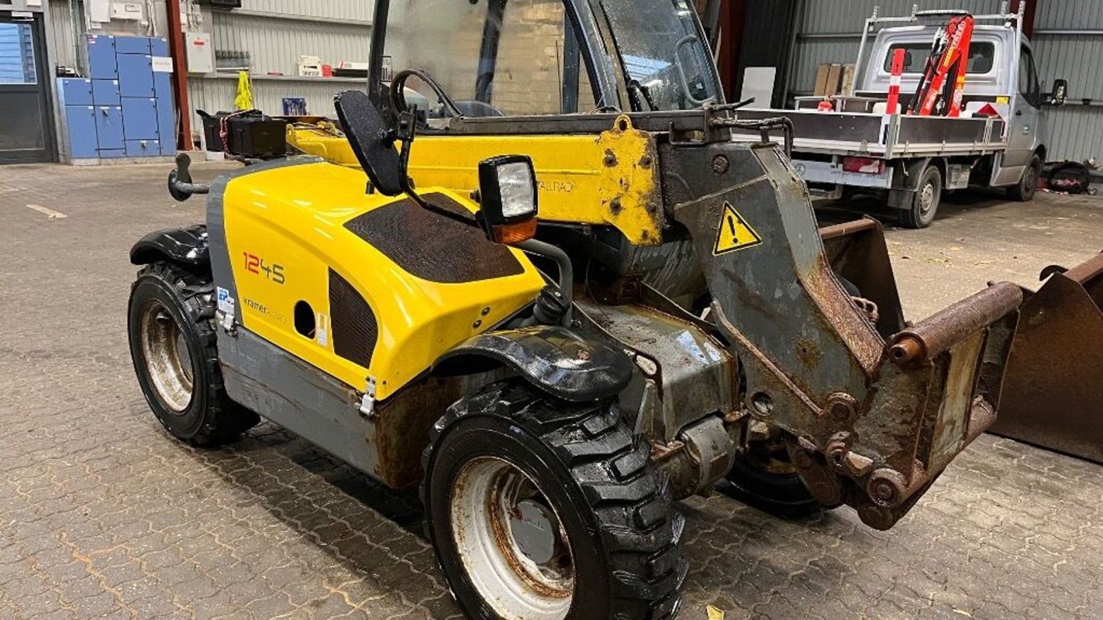 Teleskoplader typu Kramer 1245 Allrad  med 3-1 skovl, 2 stk. læsseskovl samt pallegafler., Gebrauchtmaschine v Rødovre (Obrázek 5)